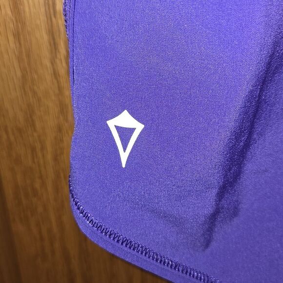 ivivva by Lululemon Racer Back Tank Top Purple Girls size 14 Athletic Shirt Logo - Picture 13 of 14